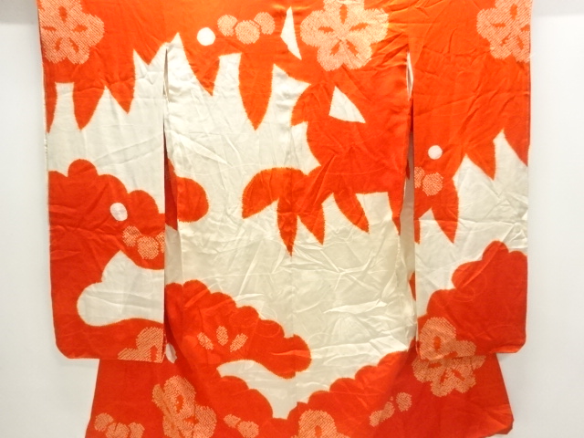 Japanese Kimono / Chirimen Kinsha Silk